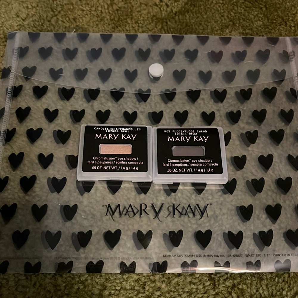 Two eye shadows